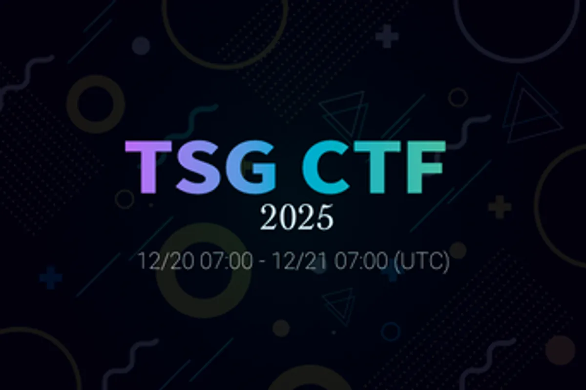 TSG CTF 2025 Writeups